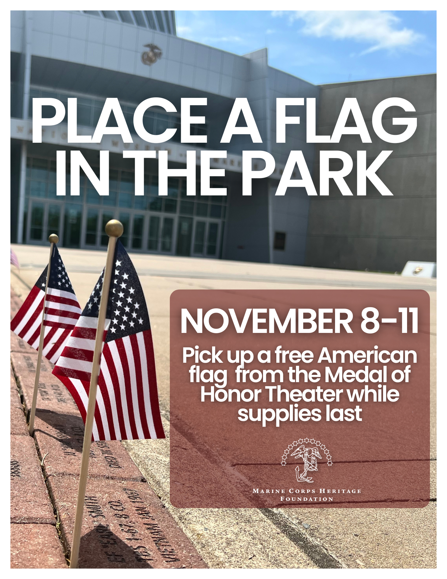 Flags in the Park 2025 Flyer